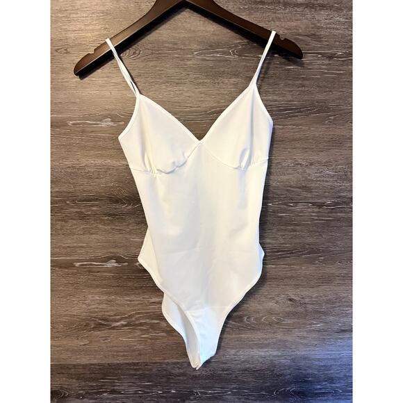 Reformation Bodysuit white size small New - Picture 1 of 7